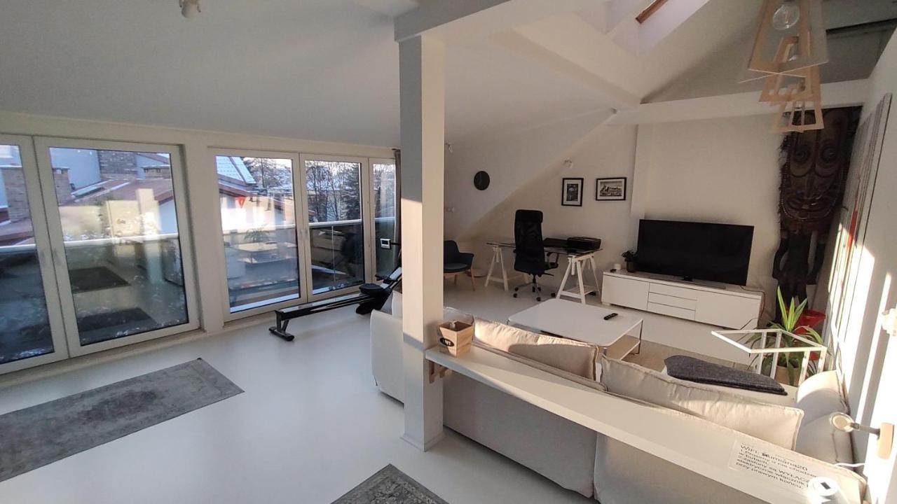 Loft 85 M2 Wilanow Krolewski Self Checkin Warsawa Bagian luar foto